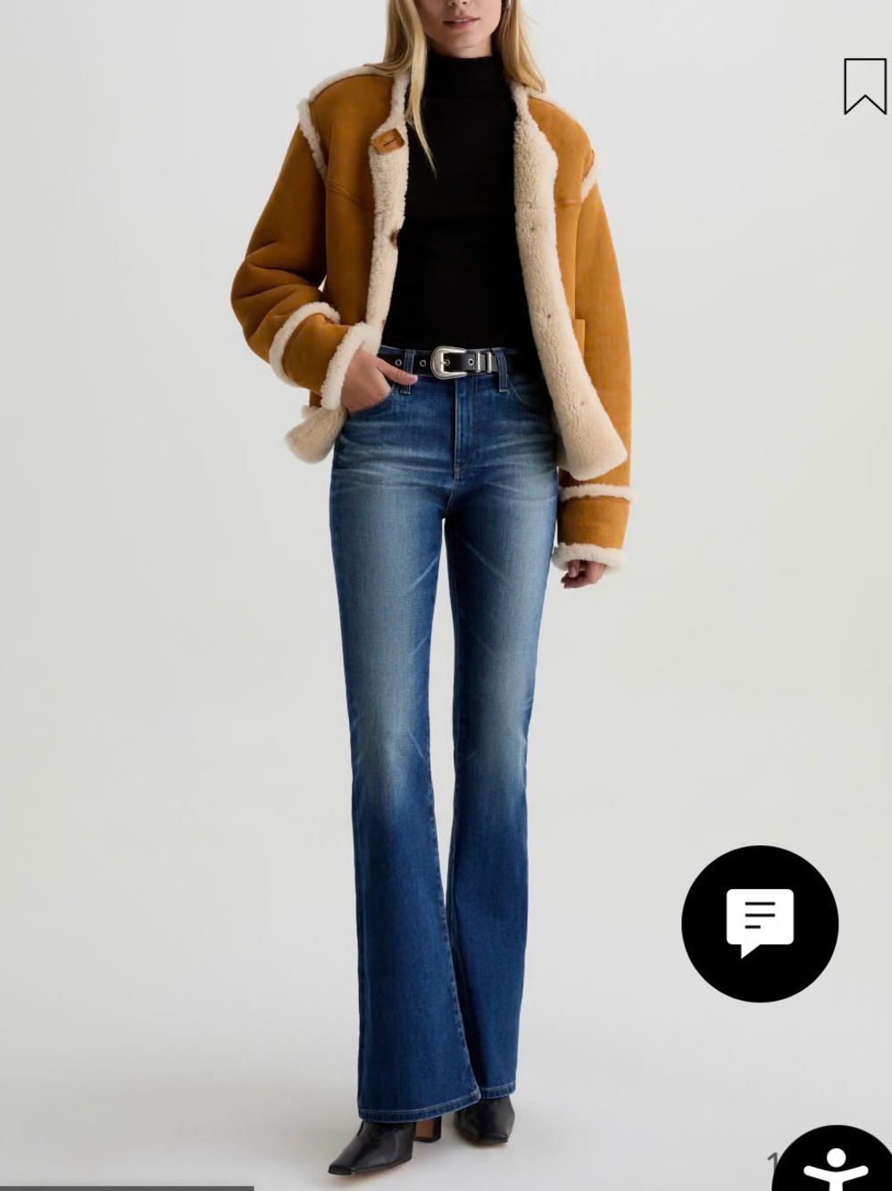 Ag Adriano Goldschmied Blue Flare Jeans